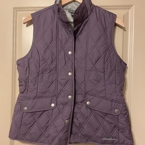 Purple Eddie Bauer puff vest - Medium